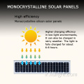 Le panneau solaire à haute luminosité allume l&#39;électricité de câblage